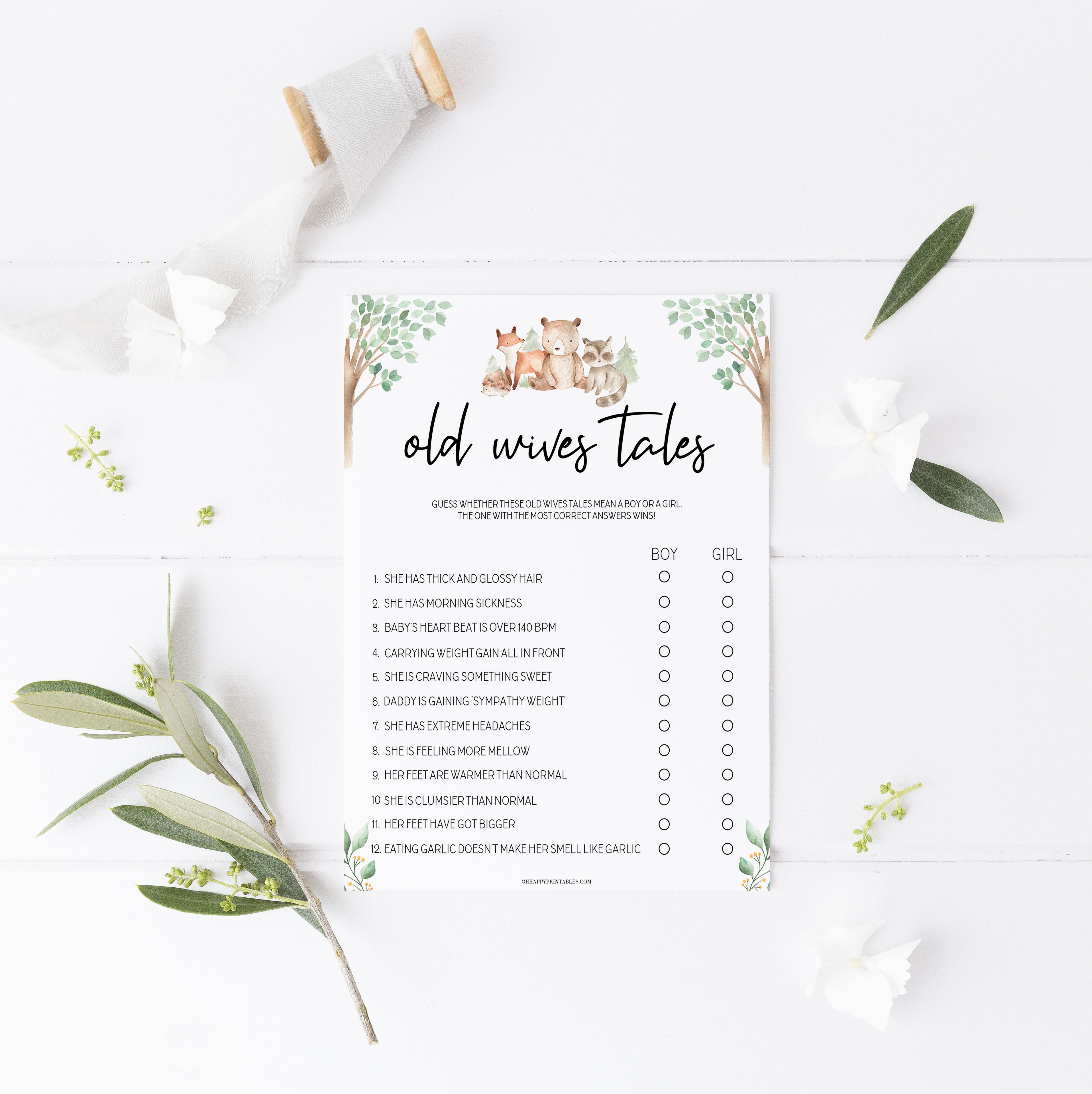 old wives tale baby game, Printable baby shower games, woodland animals baby games, baby shower games, fun baby shower ideas, top baby shower ideas, woodland baby shower, baby shower games, fun woodland animals baby shower ideas