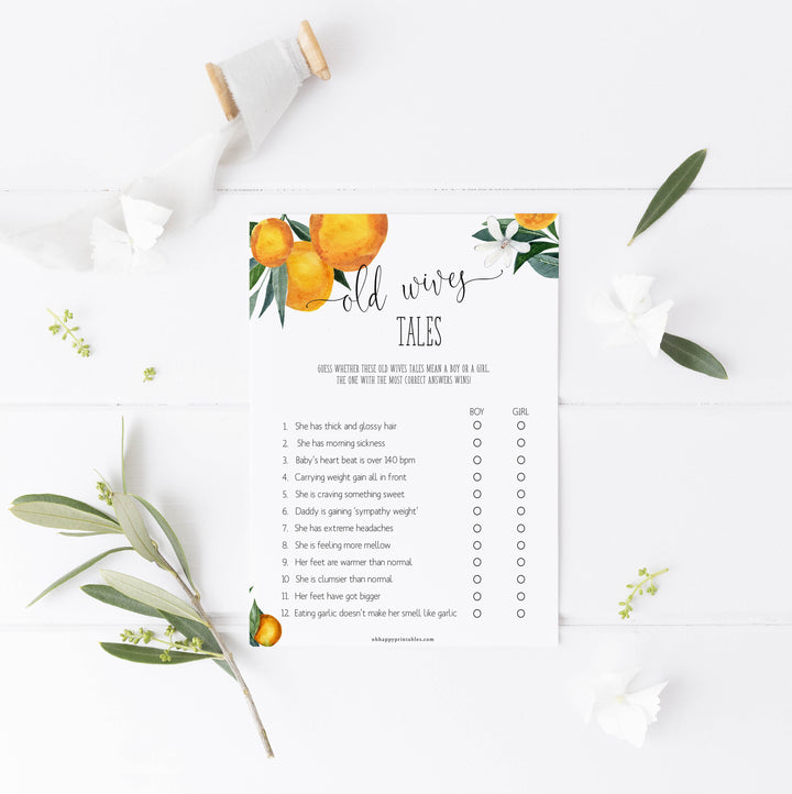 old wives tale baby shower game, Printable baby shower games, little cutie baby games, baby shower games, fun baby shower ideas, top baby shower ideas, little cutie baby shower, baby shower games, fun little cutie baby shower ideas, citrus baby shower games, citrus baby shower, orange baby shower