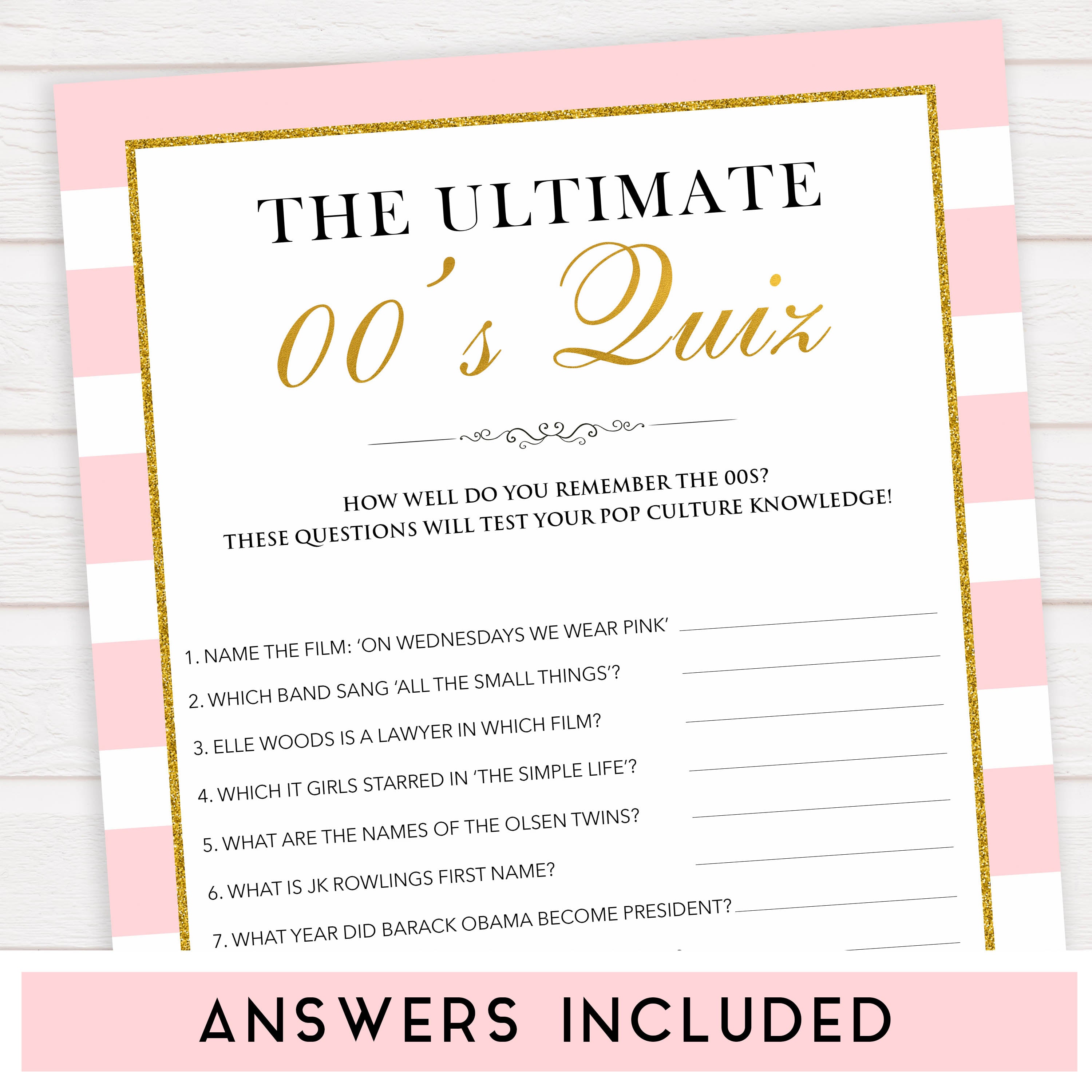 parisian bachelorette games, Ultimate 00s quiz game, bridal shower games, naughty bridal games, dirty bachelorette games, top bridal games, fun bachelorette games, best bridal games