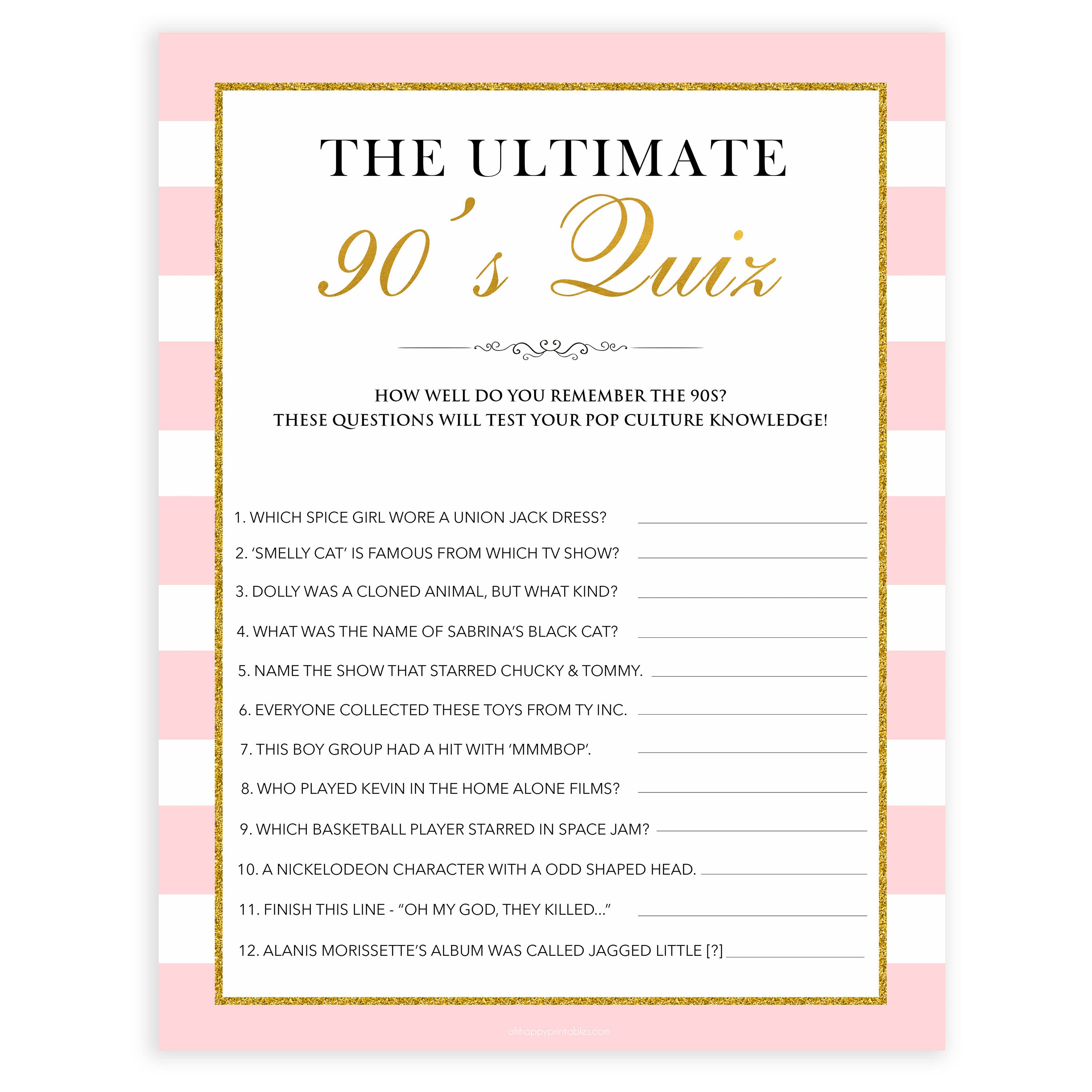 parisian bachelorette games, ultimate 90s quiz game, bridal shower games, naughty bridal games, dirty bachelorette games, top bridal games, fun bachelorette games, best bridal games