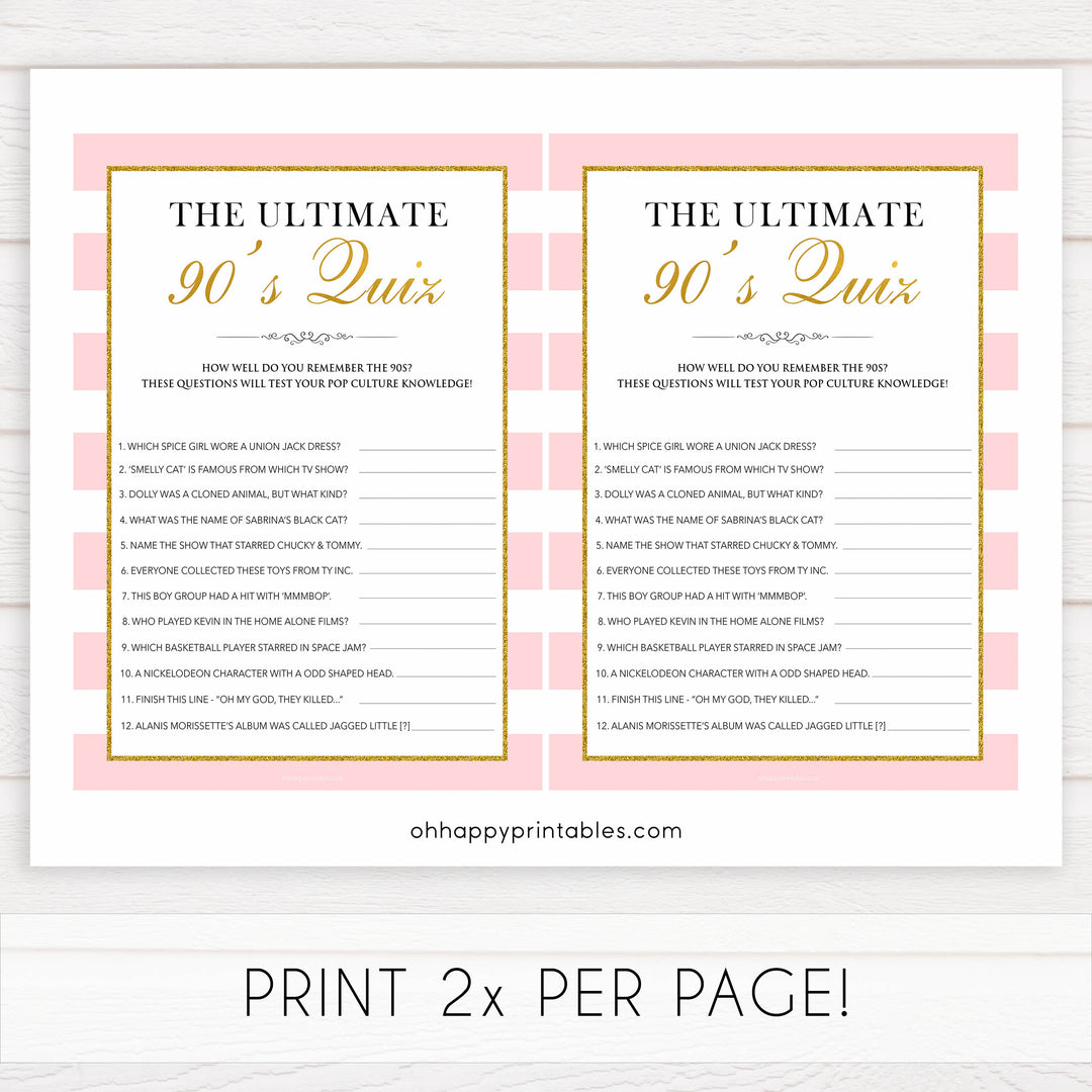 parisian bachelorette games, ultimate 90s quiz game, bridal shower games, naughty bridal games, dirty bachelorette games, top bridal games, fun bachelorette games, best bridal games