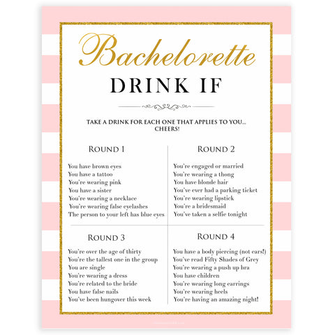 parisian bachelorette games, drink if game, bridal shower games, naughty bridal games, dirty bachelorette games, top bridal games