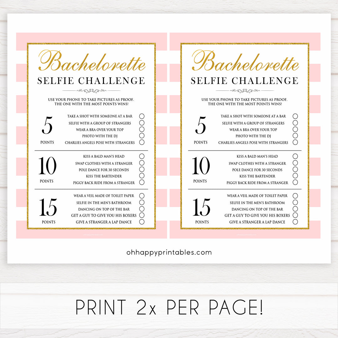parisian bachelorette games, bachelorette selfie challenge game, bridal shower games, naughty bridal games, dirty bachelorette games, top bridal games