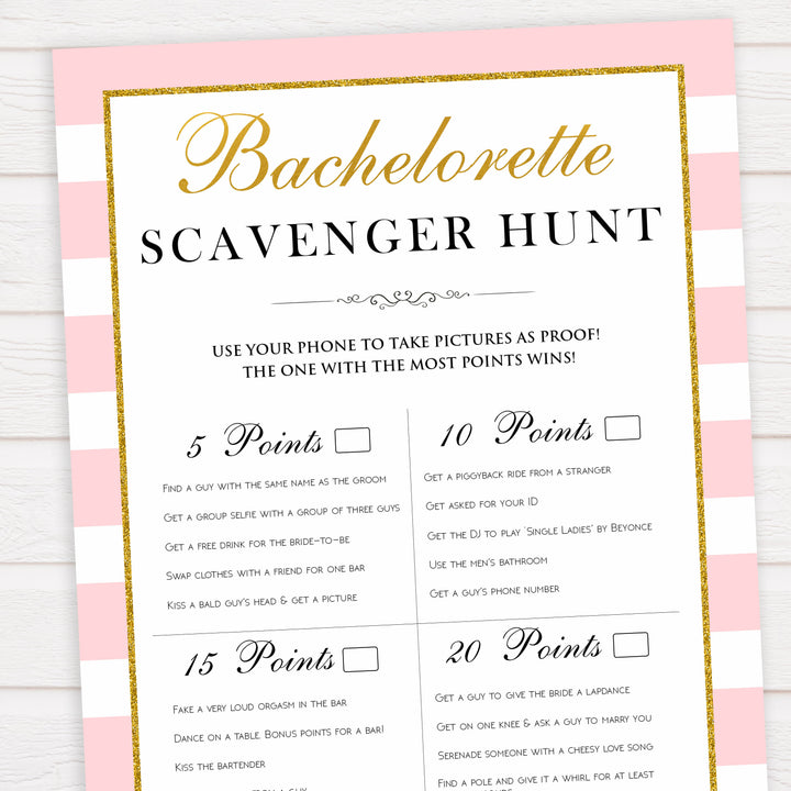 parisian bachelorette games, scavenger hunt game, bridal shower games, naughty bridal games, dirty bachelorette games, top bridal games