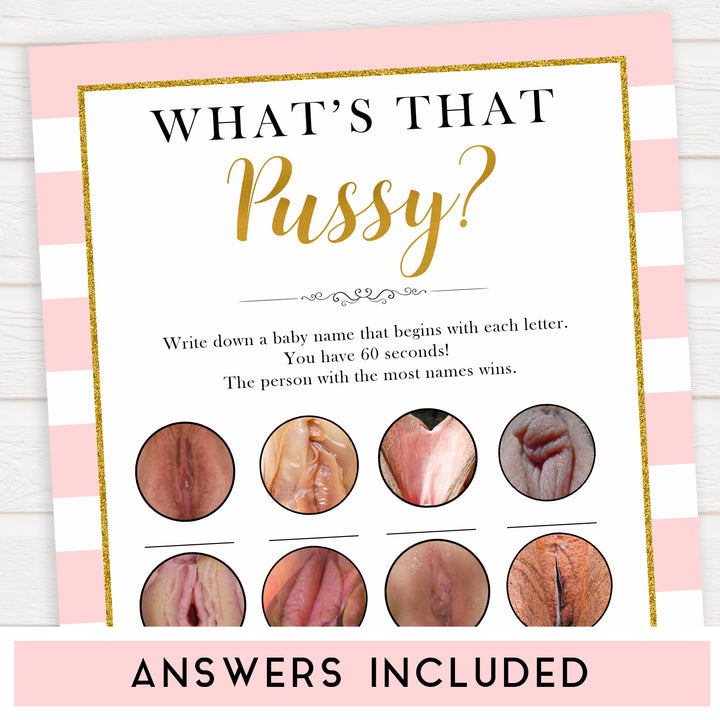 parisian bachelorette games, whats that pussy game, bridal shower games, naughty bridal games, dirty bachelorette games, top bridal games, fun bachelorette games, best bridal games