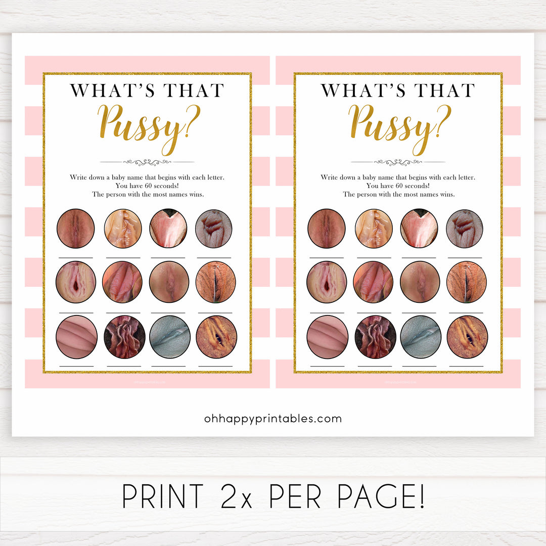 parisian bachelorette games, whats that pussy game, bridal shower games, naughty bridal games, dirty bachelorette games, top bridal games, fun bachelorette games, best bridal games