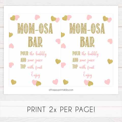 8 baby shower table signs, baby table decor pack, Pink gold hearts baby decor, printable baby table signs, printable baby decor, baby pink gold table signs, fun baby signs, baby pink hearts fun baby table signs