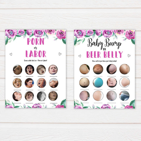 10 Purple peonies baby shower games, printable baby shower games, fun baby shower games, baby shower games, popular baby shower games, floral baby shower games, purple baby shower themes