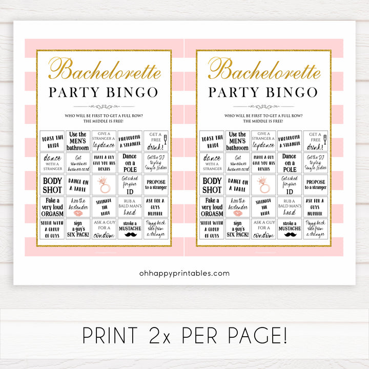 paris bachelorette games, party bingo, bachelorette bingo, dirty bingo, top bridal games, fun bachelorette games, top 10 bridal games