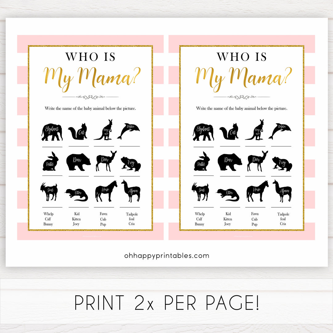 Paris themed baby shower, who is my mama baby game, Parisian baby shower, printable baby shower games, fun baby games, popular baby games, baby shower ideas, fun baby games, Paris baby games