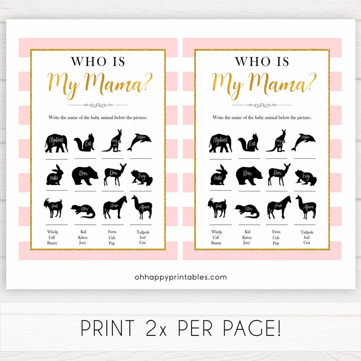 Paris themed baby shower, who is my mama baby game, Parisian baby shower, printable baby shower games, fun baby games, popular baby games, baby shower ideas, fun baby games, Paris baby games