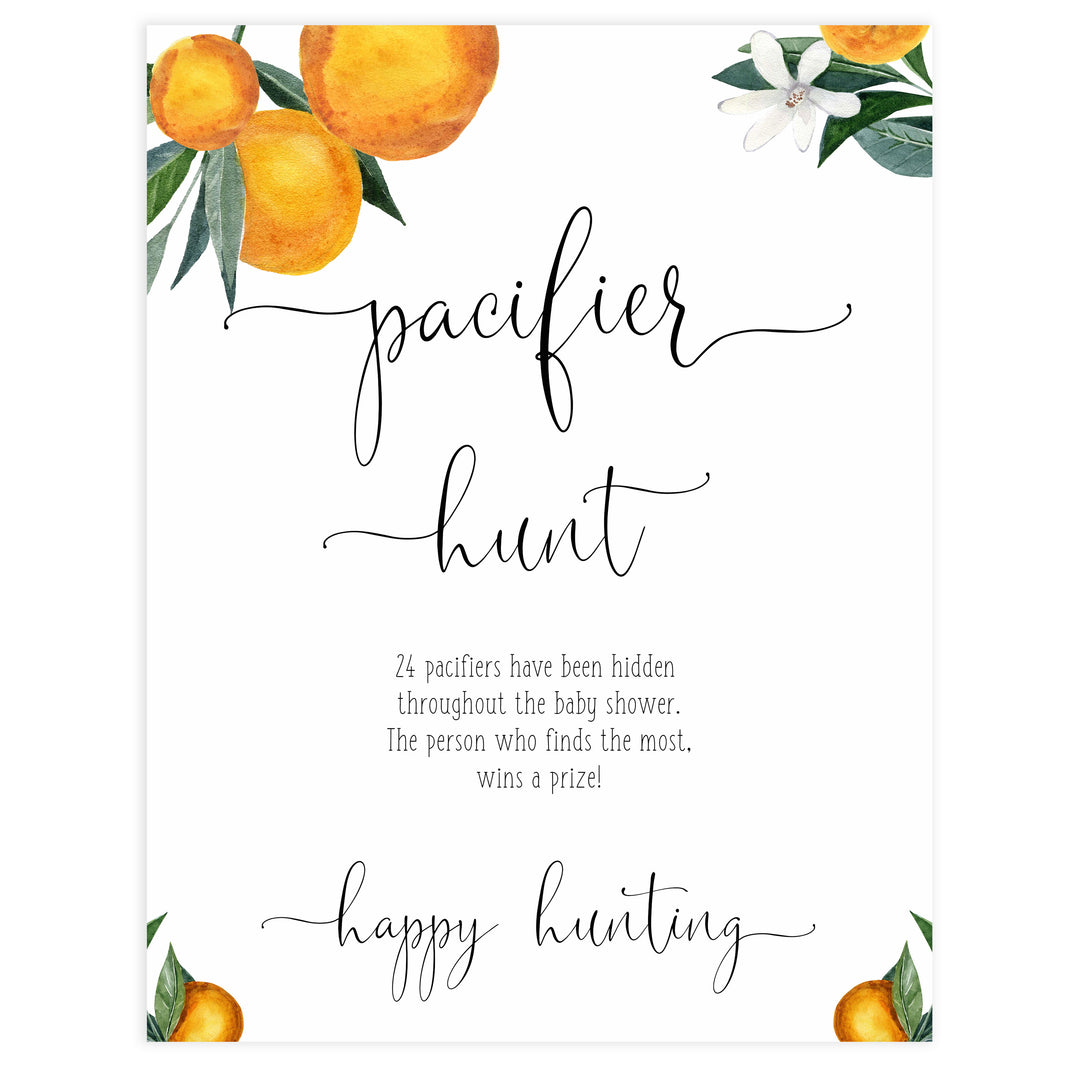 pacifier hunt baby game, Printable baby shower games, little cutie baby games, baby shower games, fun baby shower ideas, top baby shower ideas, little cutie baby shower, baby shower games, fun little cutie baby shower ideas, citrus baby shower games, citrus baby shower, orange baby shower