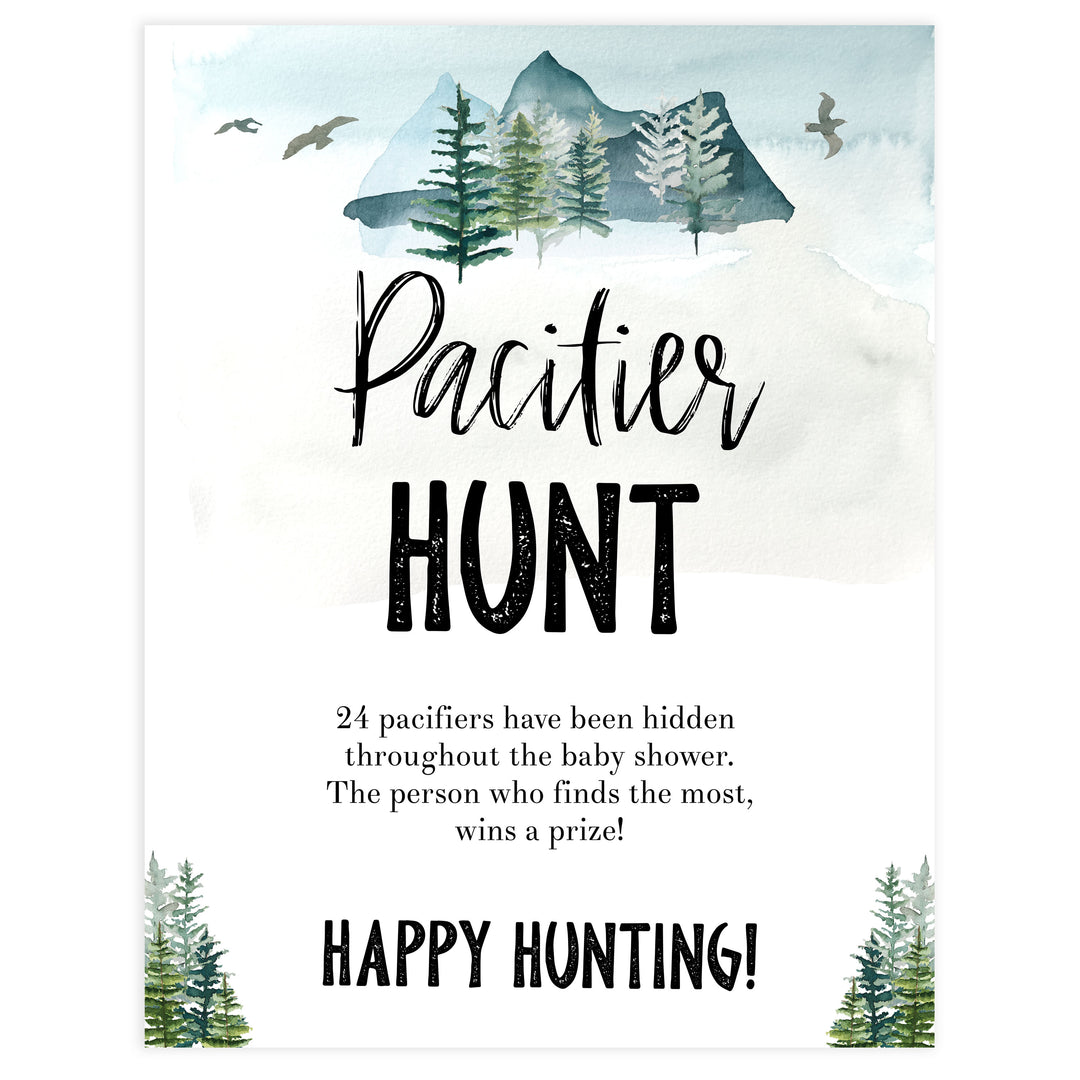 editable pacifier hunt game, Printable baby shower games, adventure awaits baby games, baby shower games, fun baby shower ideas, top baby shower ideas, adventure awaits baby shower, baby shower games, fun adventure baby shower ideas