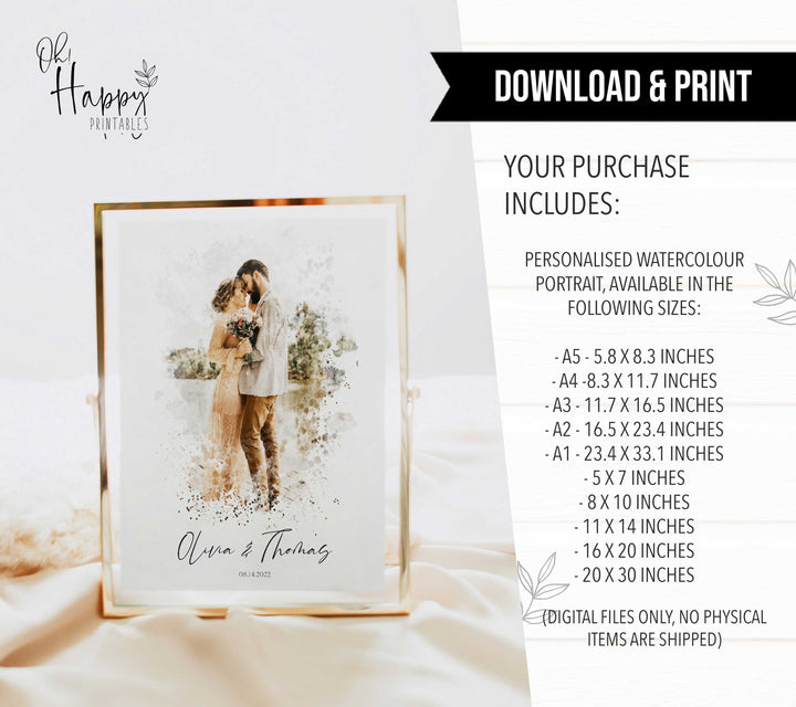 Watercolor Digital Portrait