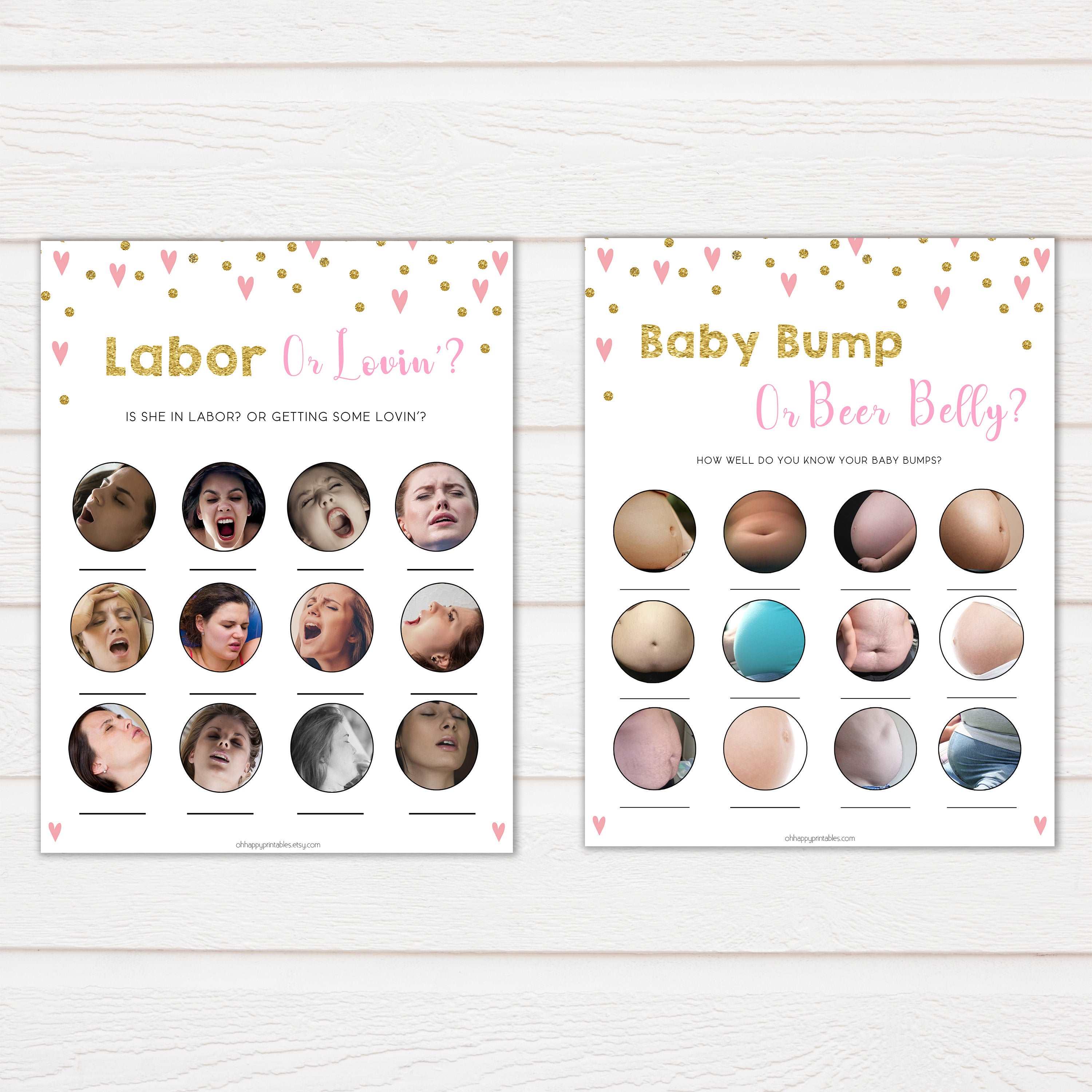 pink hearts baby shower, 10 baby shower games bundle baby game, printable baby games, pink baby games, girl baby games, top 10 baby games, fun baby games