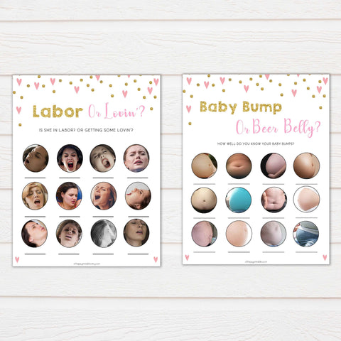 pink hearts baby shower, 10 baby shower games bundle baby game, printable baby games, pink baby games, girl baby games, top 10 baby games, fun baby games