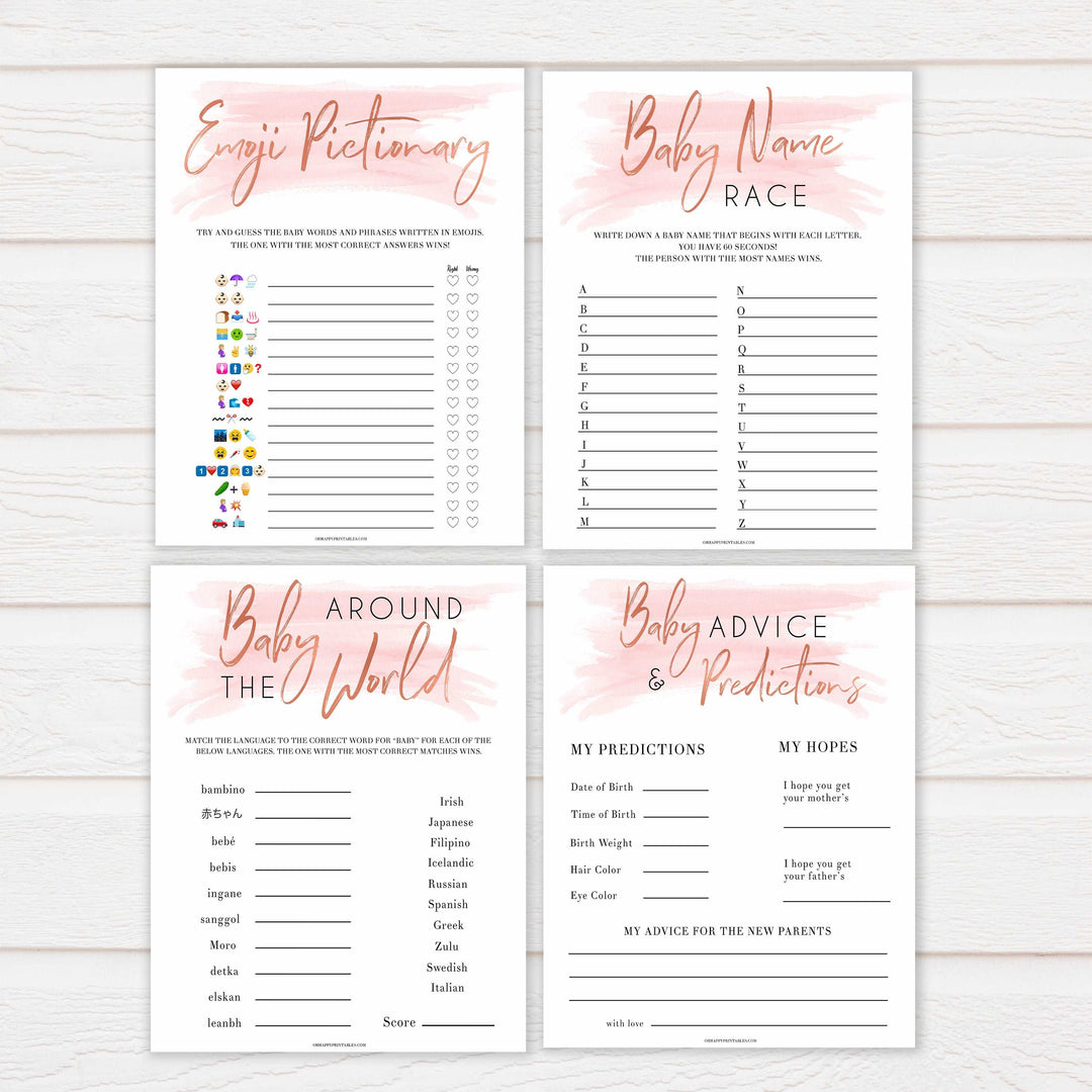 pink swash baby shower games, labor or porn baby games, fun baby shower games, printable baby shower games