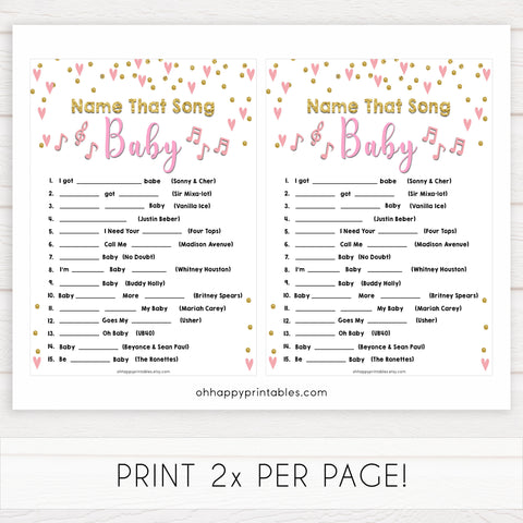pink hearts baby shower, name that baby song baby game, printable baby games, pink baby games, girl baby games, top 10 baby games, fun baby games