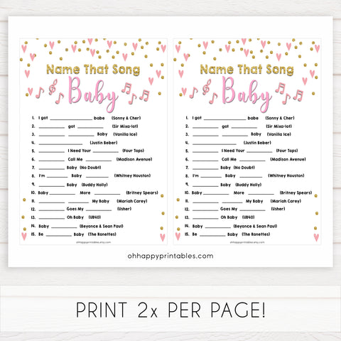 pink hearts baby shower, name that baby song baby game, printable baby games, pink baby games, girl baby games, top 10 baby games, fun baby games
