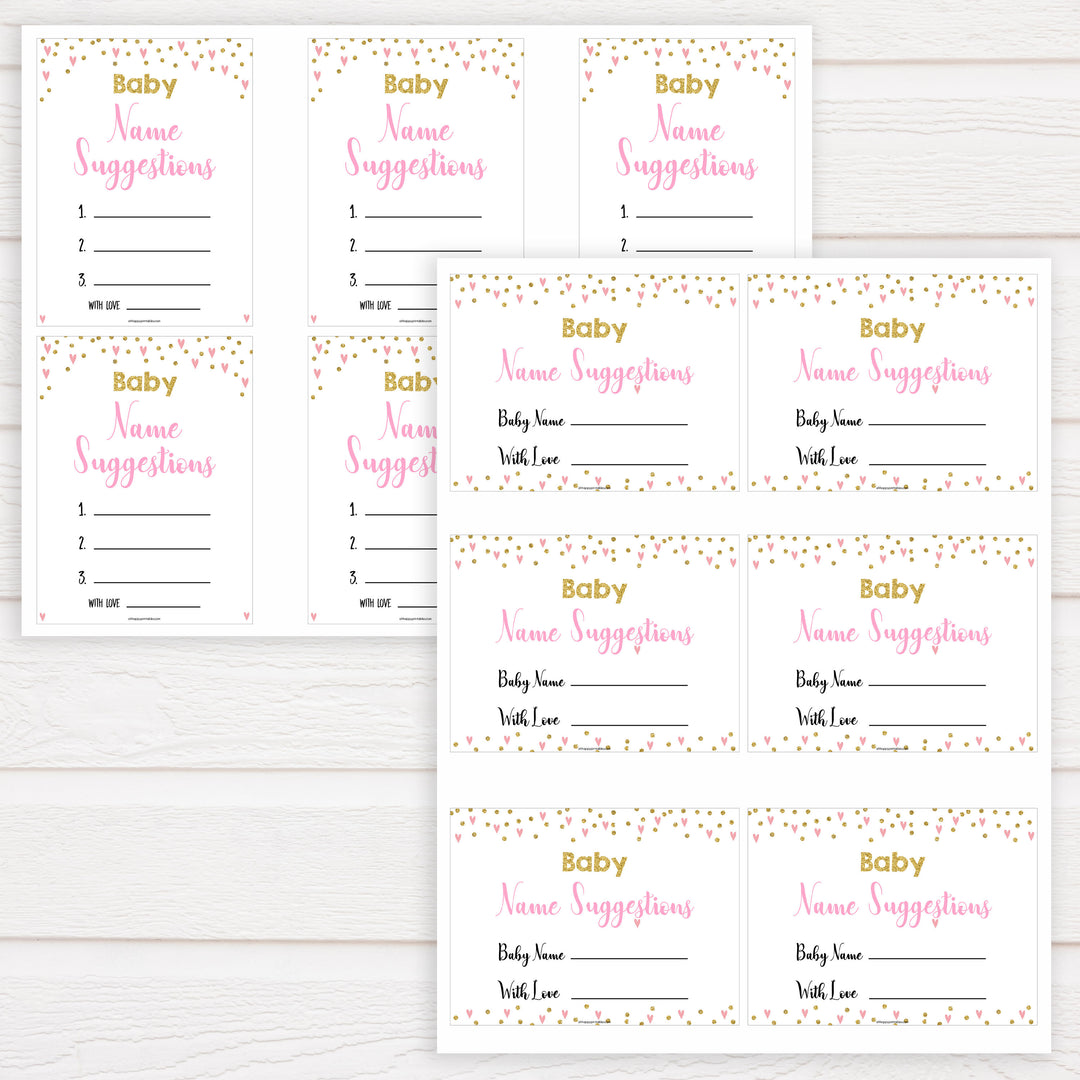 pink hearts baby shower, baby name suggestions baby game, printable baby games, pink baby games, girl baby games, top 10 baby games, fun baby games