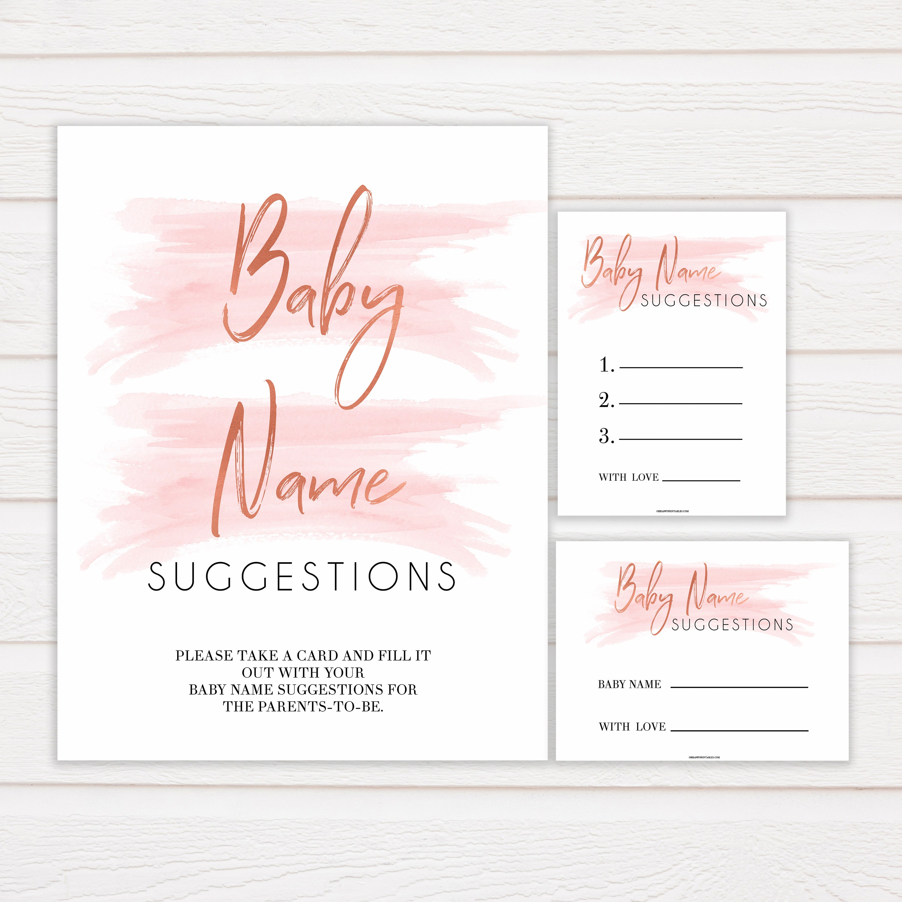 pink swash baby name suggestions games, baby name suggestions printable baby games, fun baby shower games