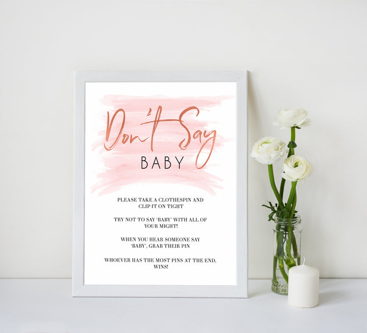 Don't Say Baby Game - Pink Swash