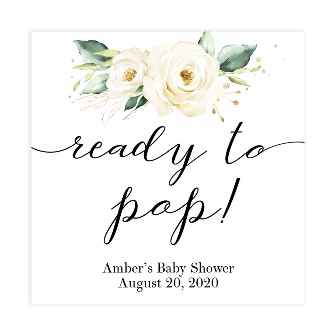 ready to pop tags, Printable baby shower games, shite floral baby games, baby shower games, fun baby shower ideas, top baby shower ideas, floral baby shower, baby shower games, fun floral baby shower ideas