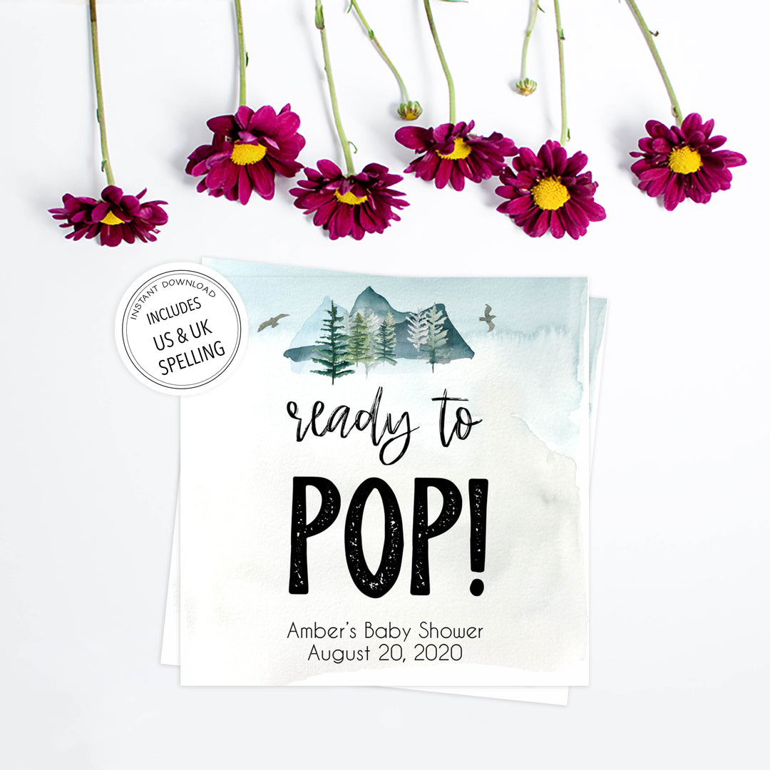 ready to pop baby shower tags, Printable baby shower games, adventure awaits baby games, baby shower games, fun baby shower ideas, top baby shower ideas, adventure awaits baby shower, baby shower games, fun adventure baby shower ideas