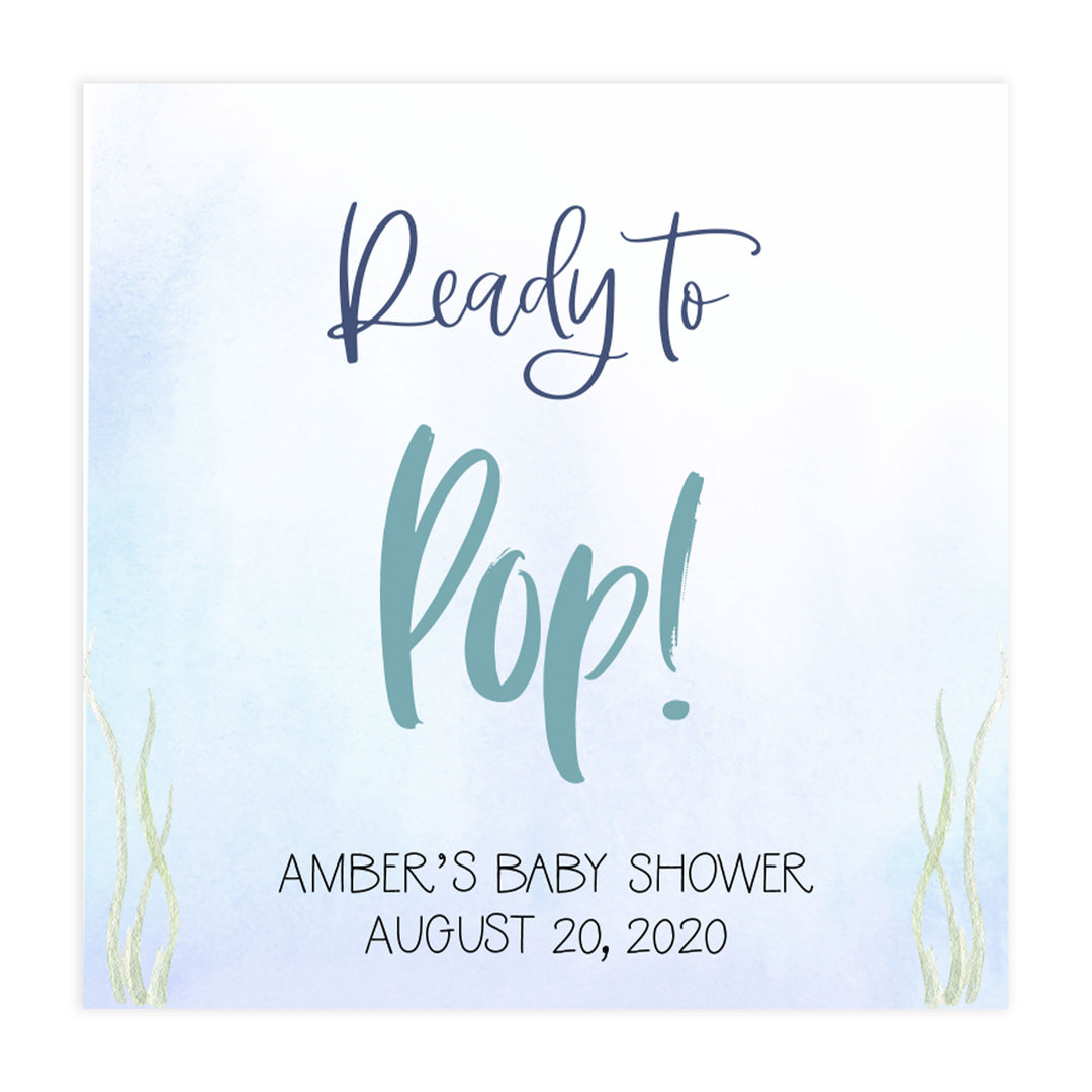 ready to pop tags, Printable baby shower games, whale baby games, baby shower games, fun baby shower ideas, top baby shower ideas, whale baby shower, baby shower games, fun whale baby shower ideas