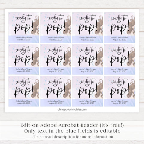 ready to pop baby tags, baby pop tags, Printable baby shower games, little mermaid baby games, baby shower games, fun baby shower ideas, top baby shower ideas, little mermaid baby shower, baby shower games, pink hearts baby shower ideas