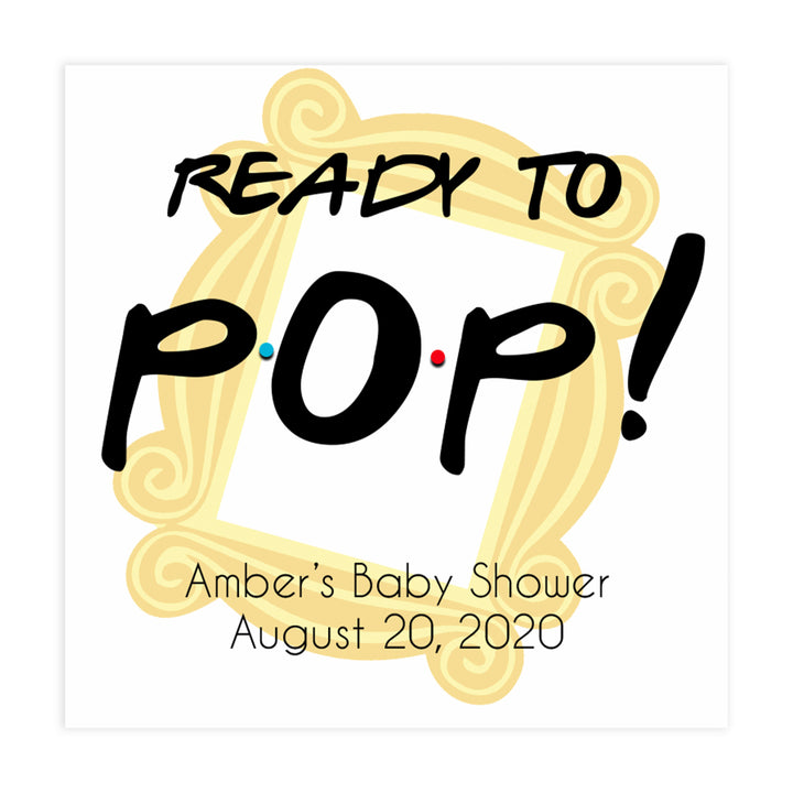 Ready to pop tags, Printable baby shower games, friends fun baby games, baby shower games, fun baby shower ideas, top baby shower ideas, friends baby shower, friends baby shower ideas