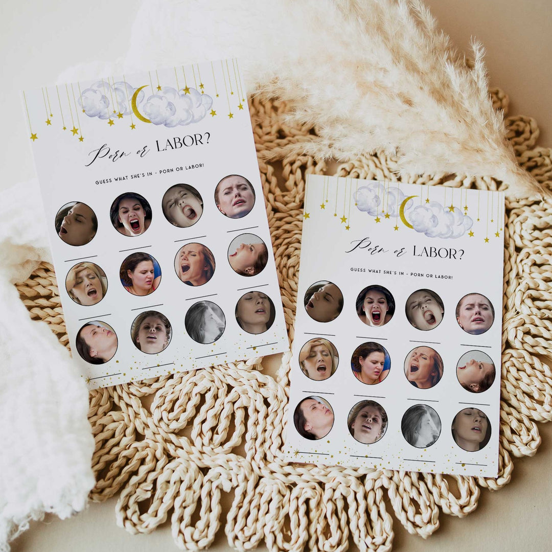 twinkle little star baby games, labor or porn game, printable baby games, baby bump or beer belly game, little star baby game