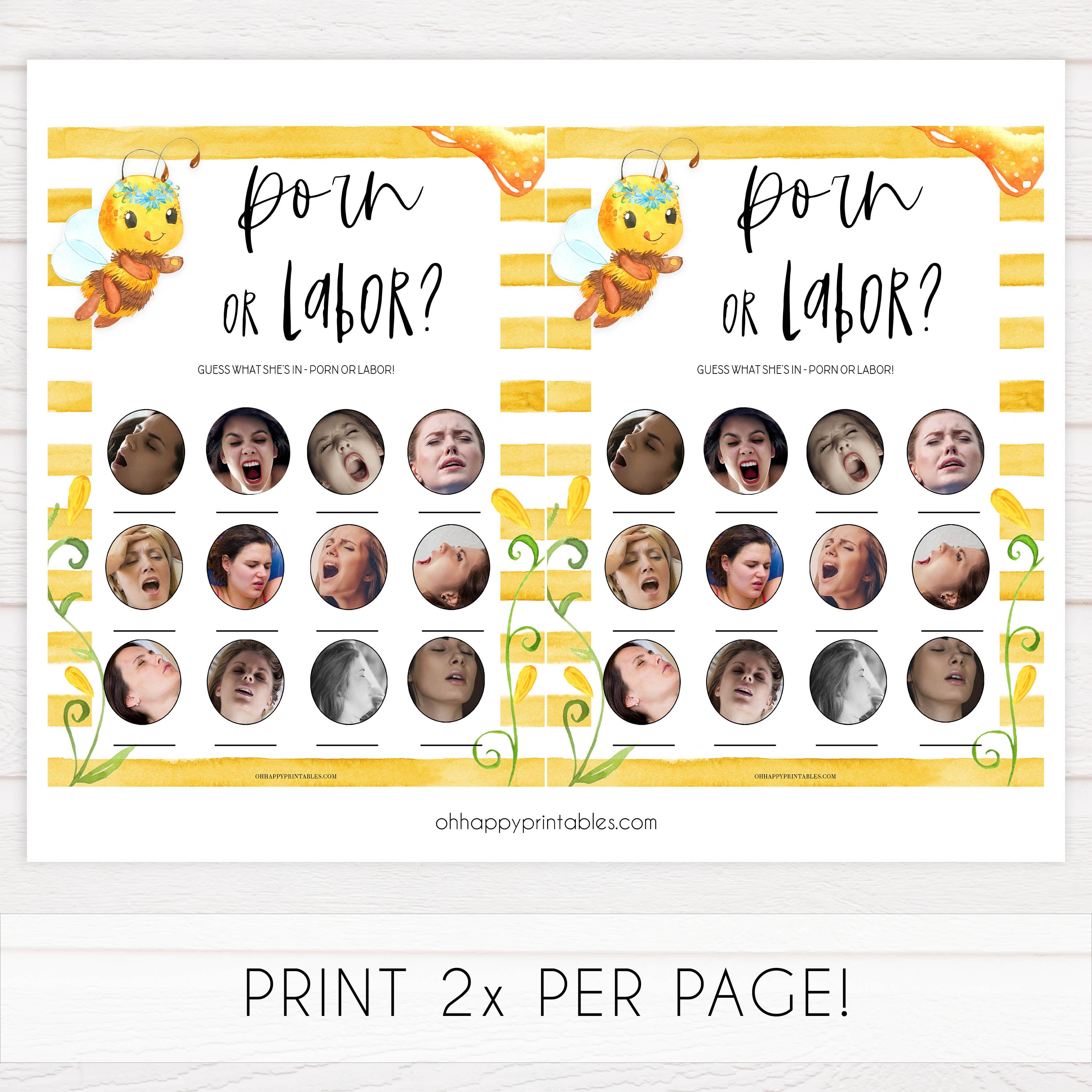 labor or porn baby game, labor porn game, Printable baby shower games, mommy bee fun baby games, baby shower games, fun baby shower ideas, top baby shower ideas, mommy to bee baby shower, friends baby shower ideas