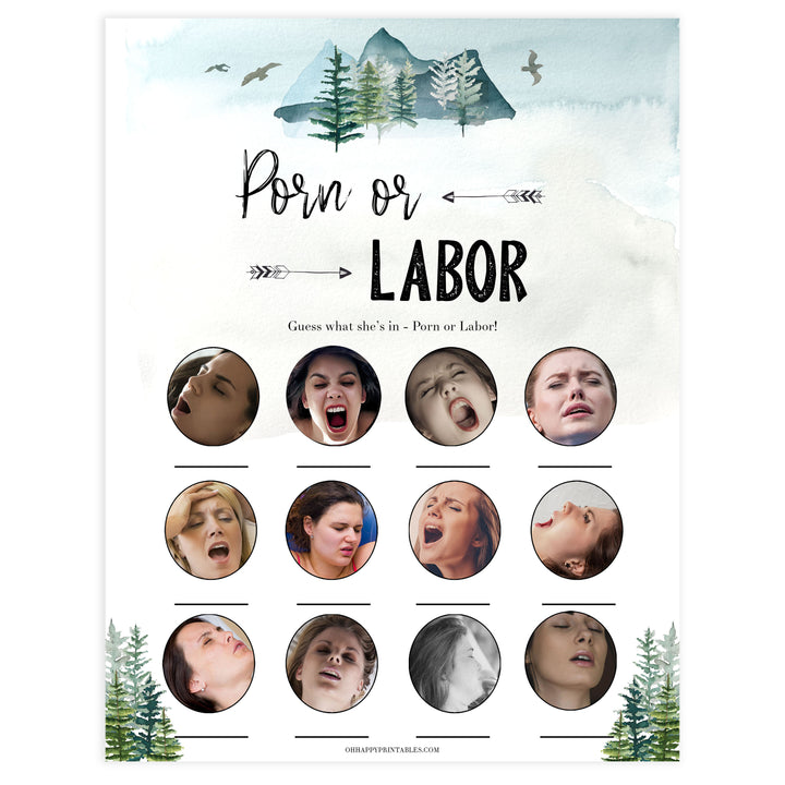 porn or labor baby game, Printable baby shower games, adventure awaits baby games, baby shower games, fun baby shower ideas, top baby shower ideas, adventure awaits baby shower, baby shower games, fun adventure baby shower ideas