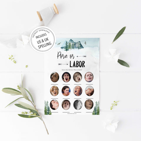 porn or labor, baby bump or beer belly, boobs or butts games, Printable baby shower games, adventure awaits baby games, baby shower games, fun baby shower ideas, top baby shower ideas, adventure awaits baby shower, baby shower games, fun adventure baby shower ideas