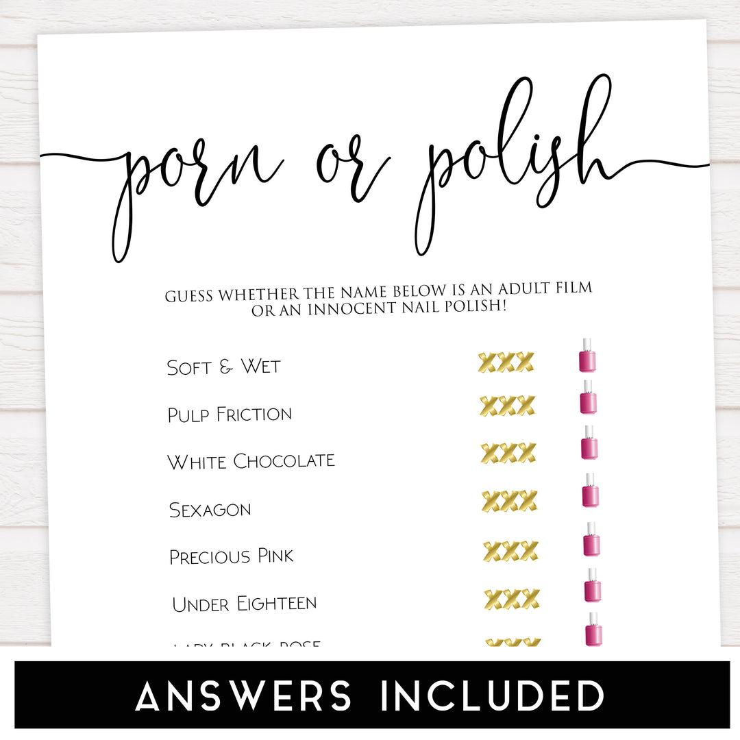 8 bachelorette party games, naught bridal shower games, adult bridal games, cock or what game, hen party games, fun bridal shower games