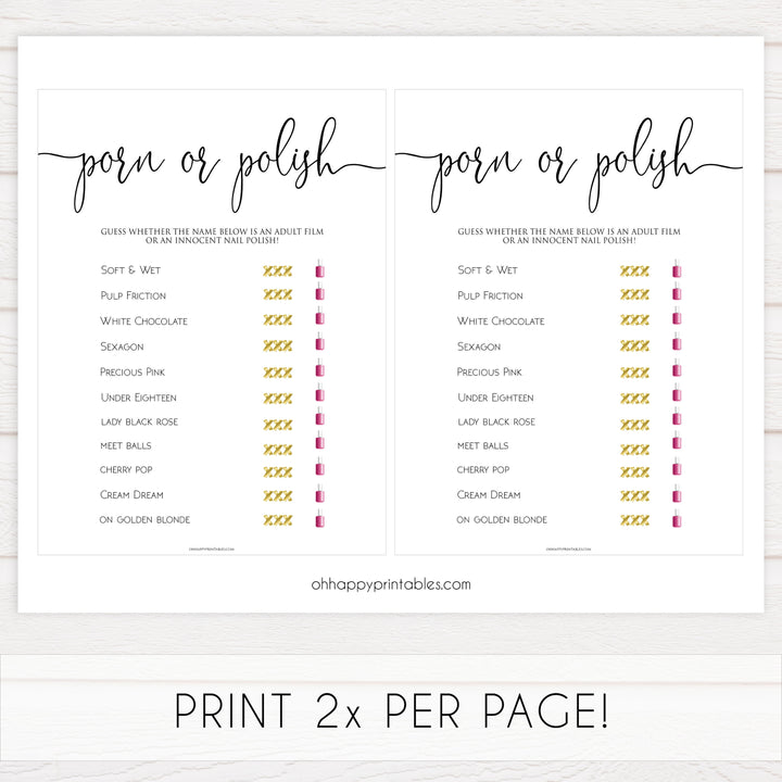 8 bachelorette party games, naught bridal shower games, adult bridal games, cock or what game, hen party games, fun bridal shower games