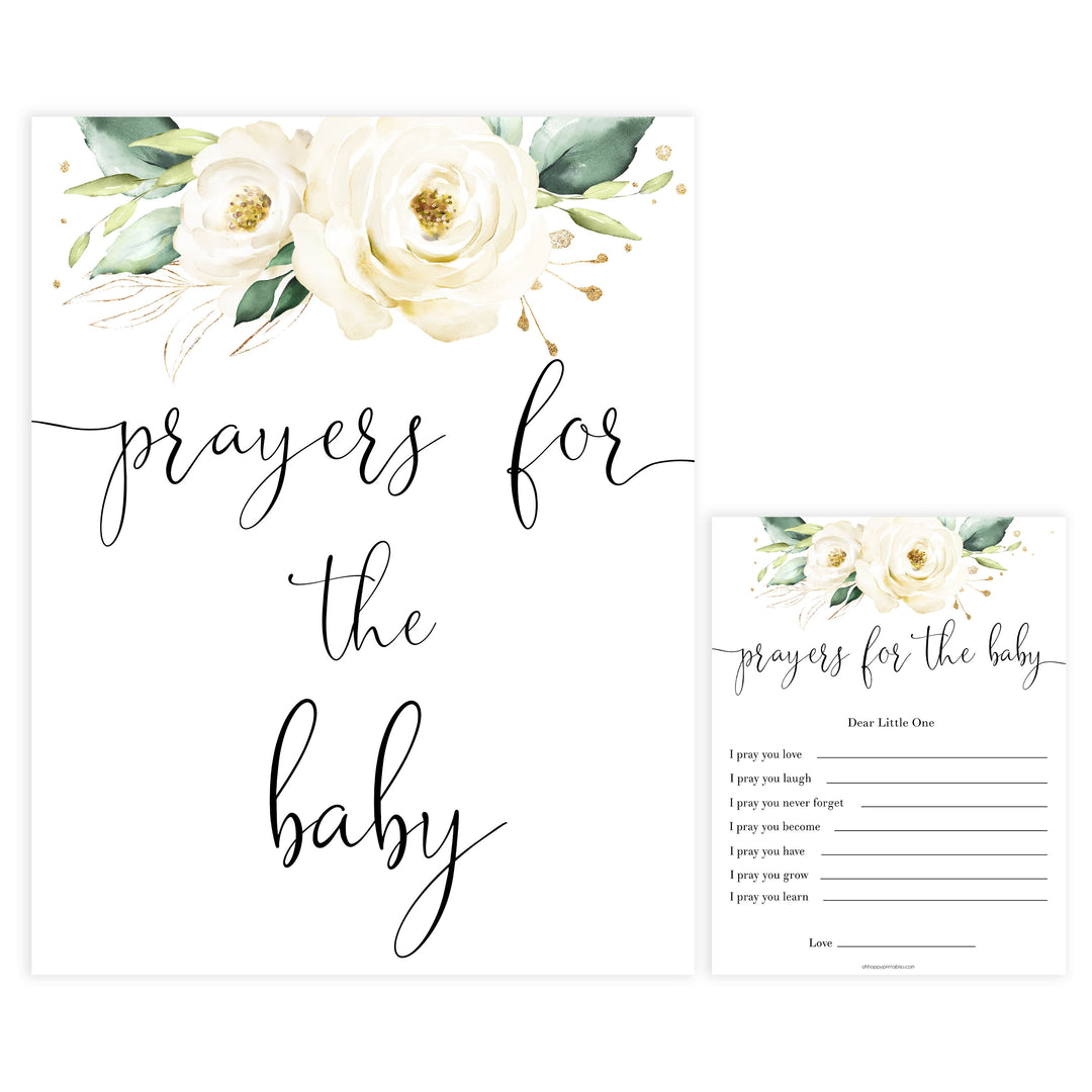 prayers for the baby game, Printable baby shower games, shite floral baby games, baby shower games, fun baby shower ideas, top baby shower ideas, floral baby shower, baby shower games, fun floral baby shower ideas