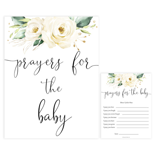 prayers for the baby game, Printable baby shower games, shite floral baby games, baby shower games, fun baby shower ideas, top baby shower ideas, floral baby shower, baby shower games, fun floral baby shower ideas
