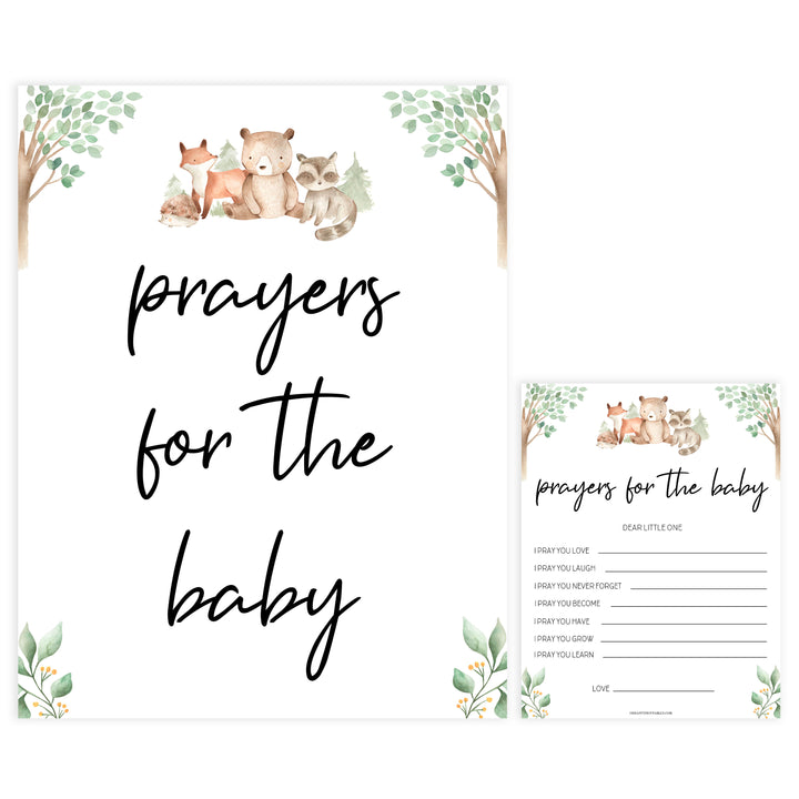 prayers for the baby game, Printable baby shower games, woodland animals baby games, baby shower games, fun baby shower ideas, top baby shower ideas, woodland baby shower, baby shower games, fun woodland animals baby shower ideas