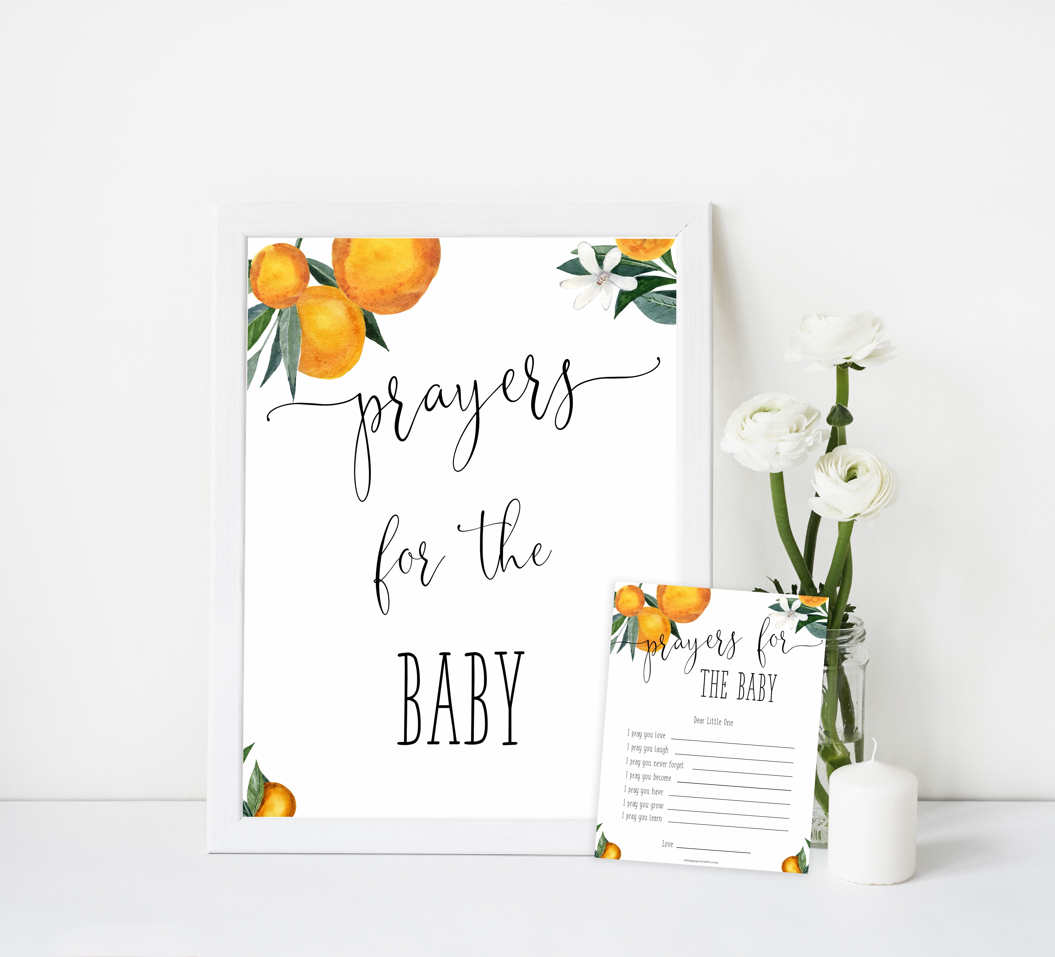 prayers for the baby keepsake, Printable baby shower games, little cutie baby games, baby shower games, fun baby shower ideas, top baby shower ideas, little cutie baby shower, baby shower games, fun little cutie baby shower ideas, citrus baby shower games, citrus baby shower, orange baby shower