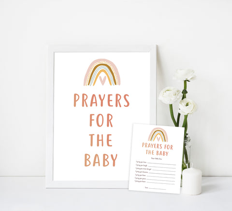 prayers for the baby keepsake, Printable baby shower games, boho rainbow baby games, baby shower games, fun baby shower ideas, top baby shower ideas, boho rainbow baby shower, baby shower games, fun boho rainbow baby shower ideas