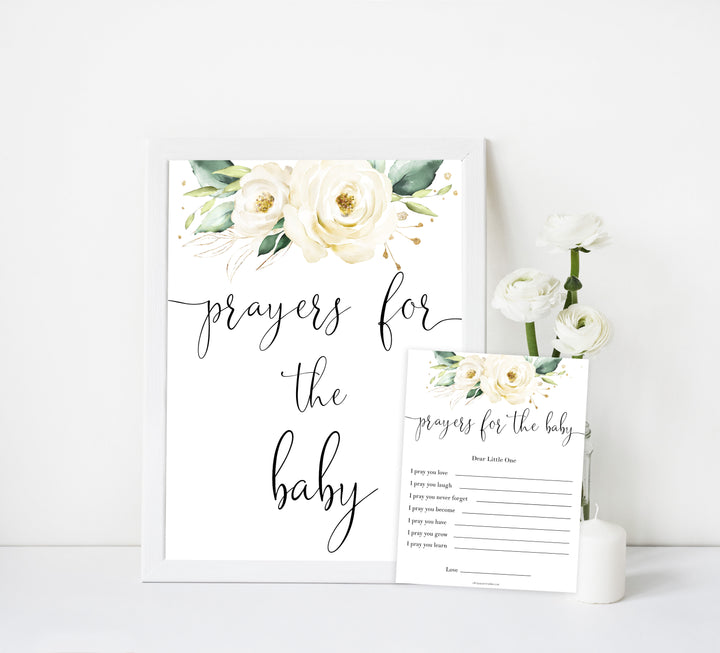 prayers for the baby game, Printable baby shower games, shite floral baby games, baby shower games, fun baby shower ideas, top baby shower ideas, floral baby shower, baby shower games, fun floral baby shower ideas