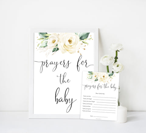 prayers for the baby game, Printable baby shower games, shite floral baby games, baby shower games, fun baby shower ideas, top baby shower ideas, floral baby shower, baby shower games, fun floral baby shower ideas