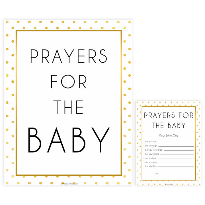 prayers for the baby game, Printable baby shower games, baby gold dots fun baby games, baby shower games, fun baby shower ideas, top baby shower ideas, gold glitter shower baby shower, friends baby shower ideas