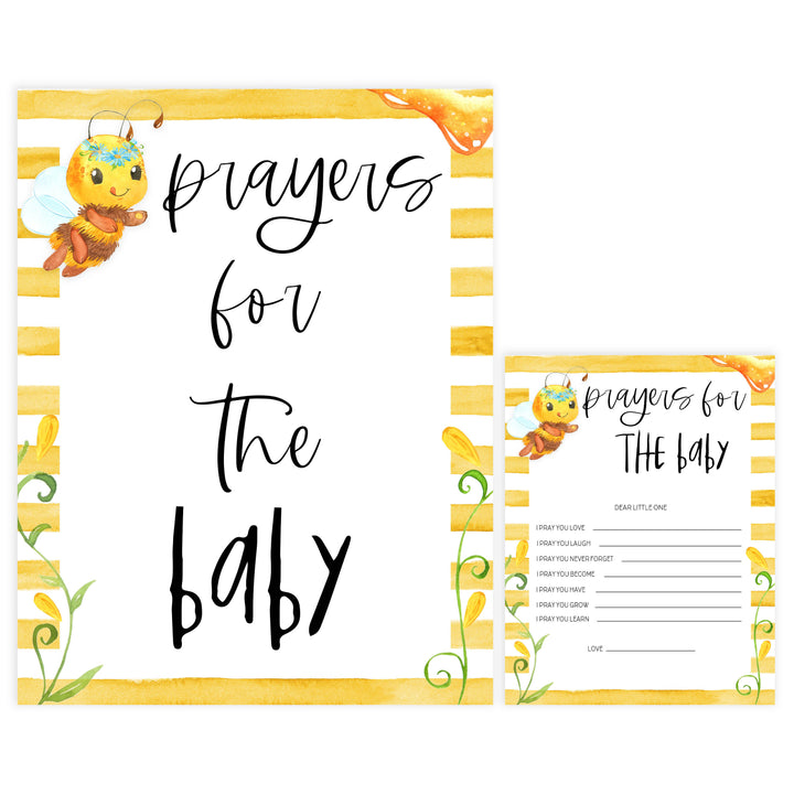 prayers for the baby keepsake, Printable baby shower games, mommy bee fun baby games, baby shower games, fun baby shower ideas, top baby shower ideas, mommy to bee baby shower, friends baby shower ideas
