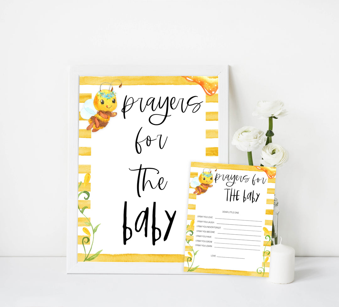 prayers for the baby keepsake, Printable baby shower games, mommy bee fun baby games, baby shower games, fun baby shower ideas, top baby shower ideas, mommy to bee baby shower, friends baby shower ideas