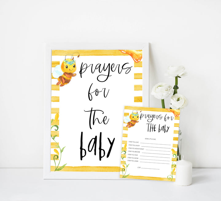 prayers for the baby keepsake, Printable baby shower games, mommy bee fun baby games, baby shower games, fun baby shower ideas, top baby shower ideas, mommy to bee baby shower, friends baby shower ideas