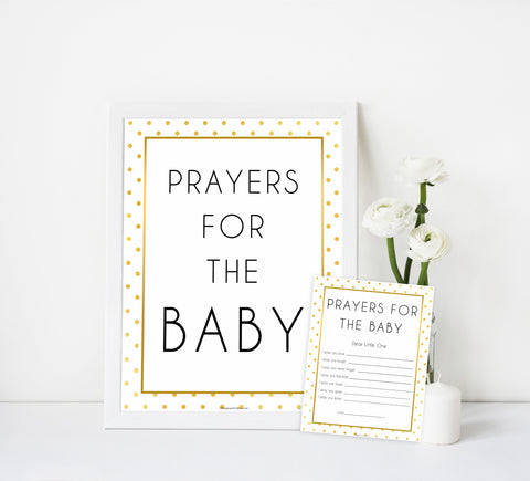 prayers for the baby game, Printable baby shower games, baby gold dots fun baby games, baby shower games, fun baby shower ideas, top baby shower ideas, gold glitter shower baby shower, friends baby shower ideas