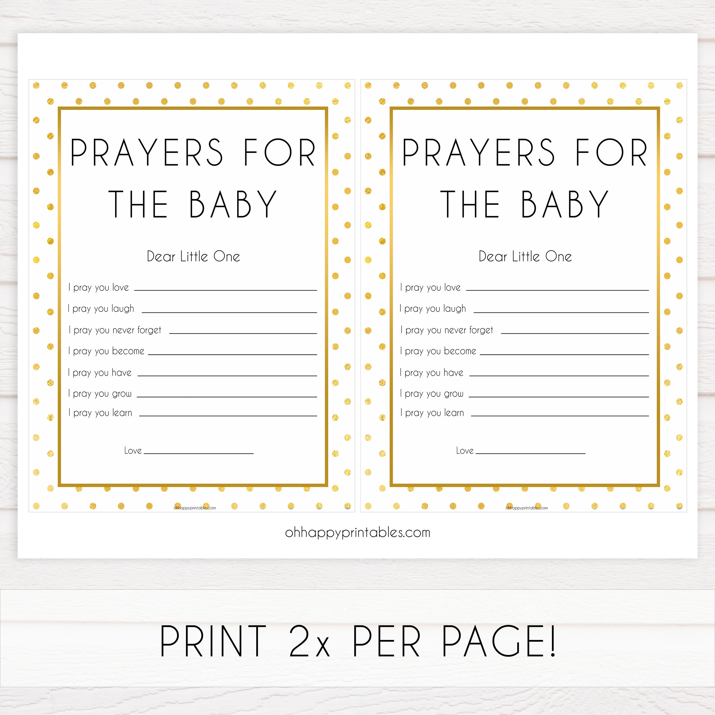 prayers for the baby game, Printable baby shower games, baby gold dots fun baby games, baby shower games, fun baby shower ideas, top baby shower ideas, gold glitter shower baby shower, friends baby shower ideas